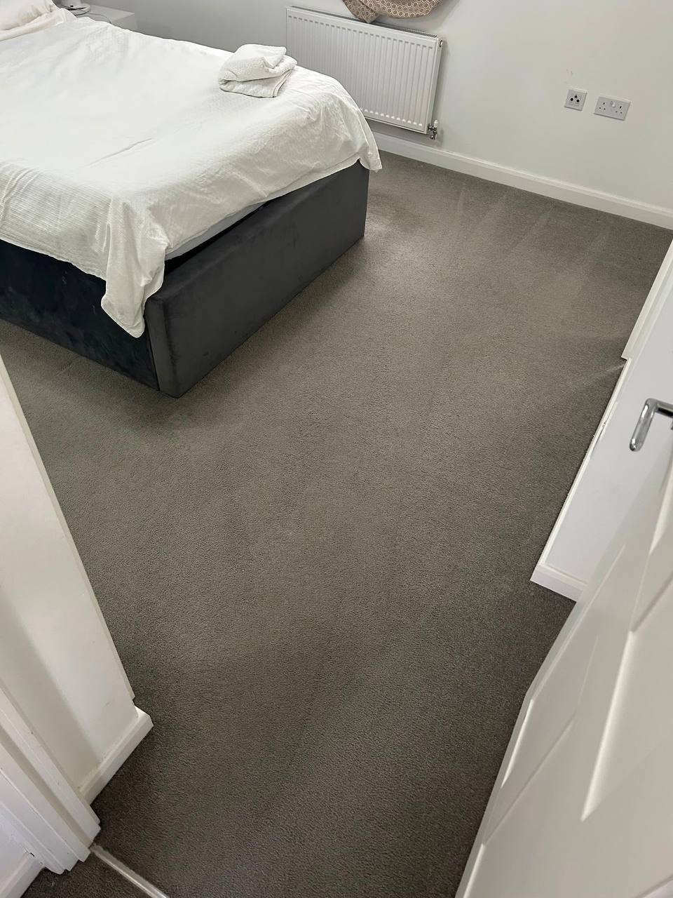 Grey carpet - restoration
